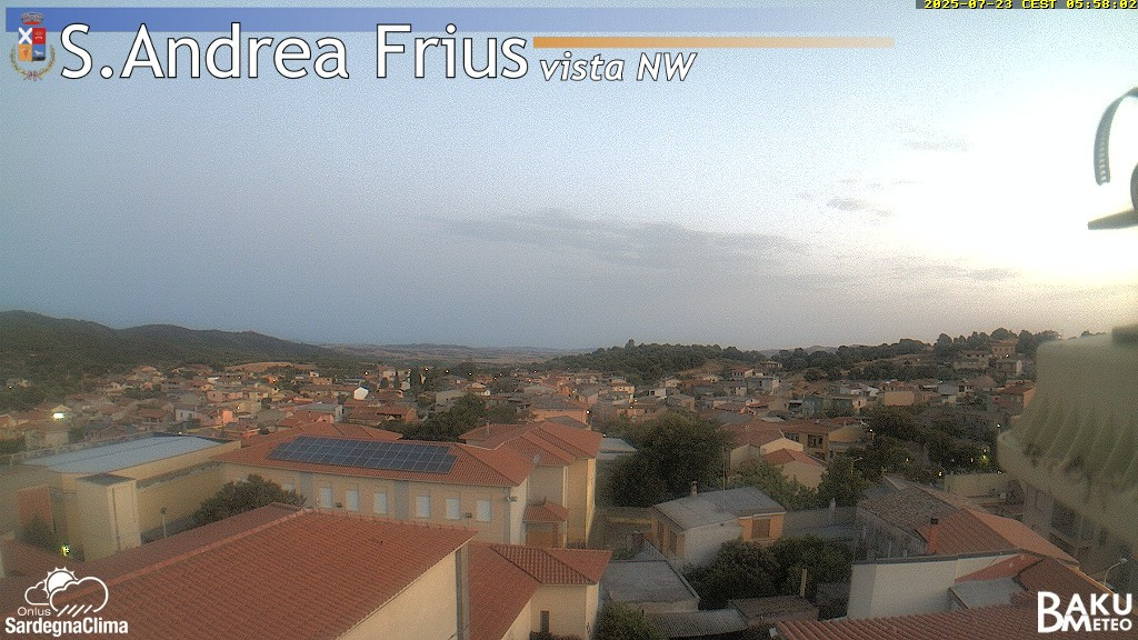 time-lapse frame, Sant'Andrea Frius webcam