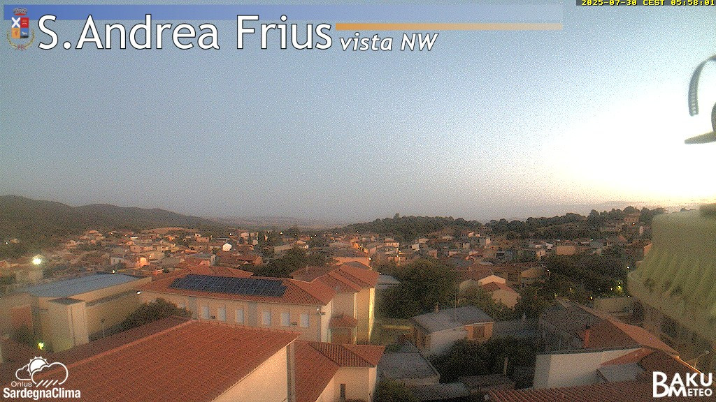 time-lapse frame, Sant'Andrea Frius webcam
