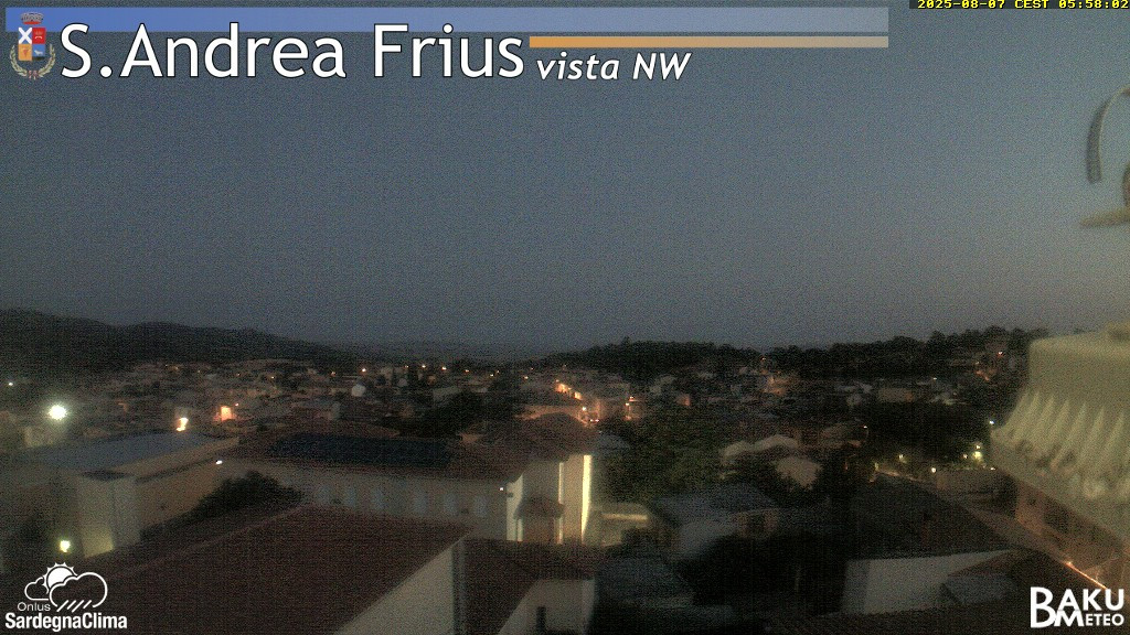 time-lapse frame, Sant'Andrea Frius webcam