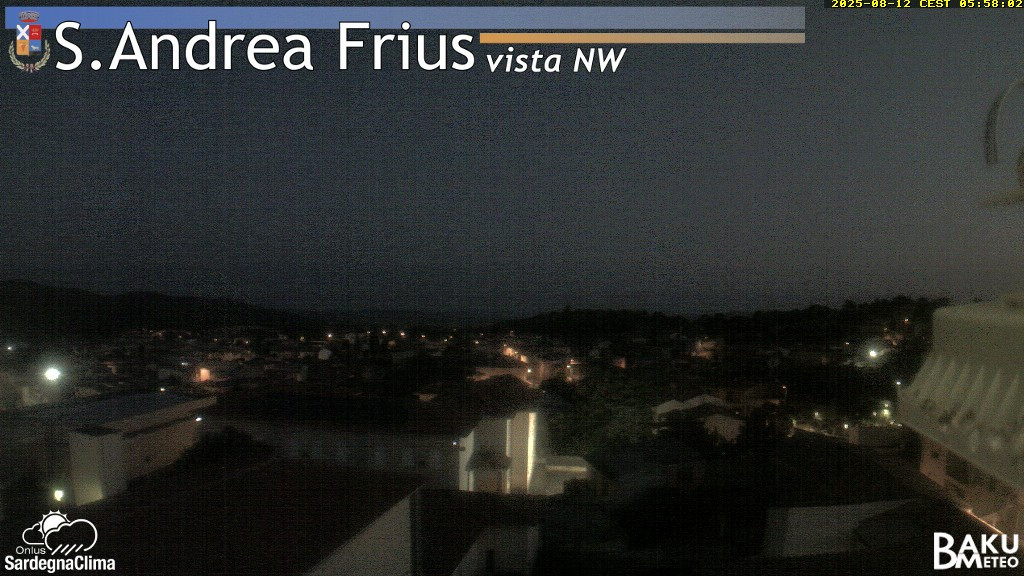 time-lapse frame, Sant'Andrea Frius webcam