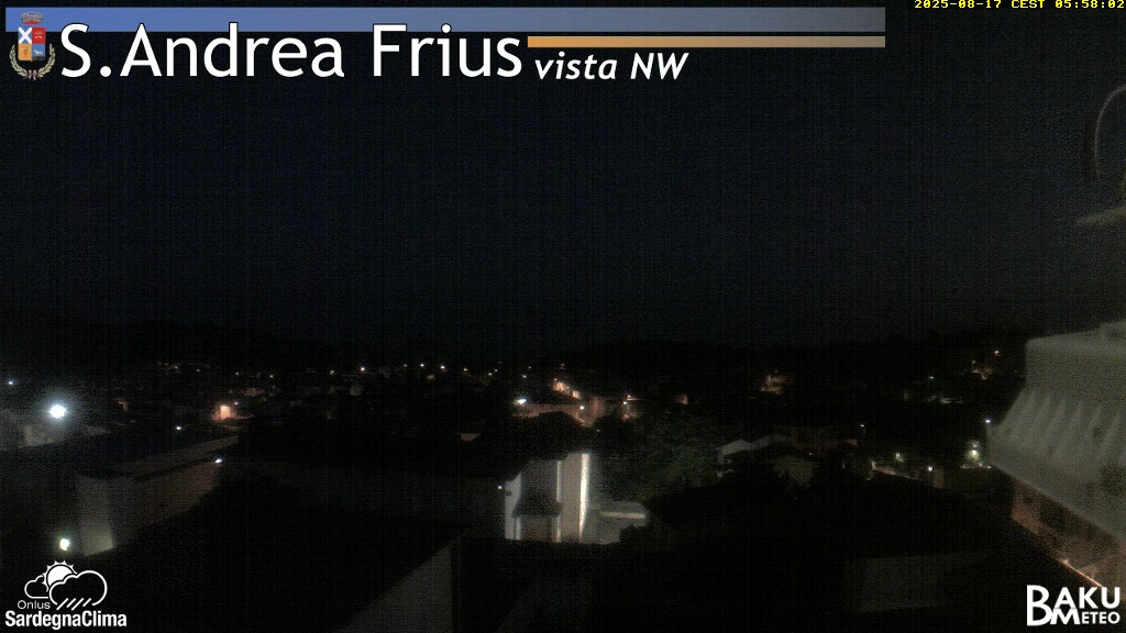 time-lapse frame, Sant'Andrea Frius webcam