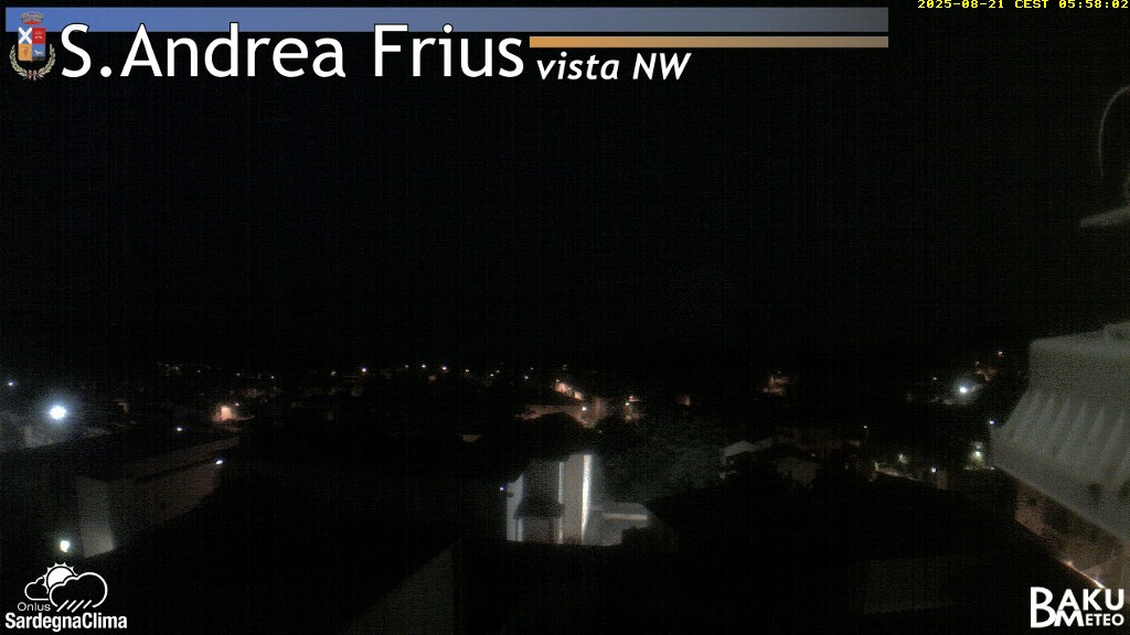 time-lapse frame, Sant'Andrea Frius webcam