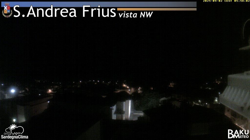 time-lapse frame, Sant'Andrea Frius webcam