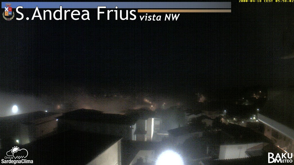 time-lapse frame, Sant'Andrea Frius webcam