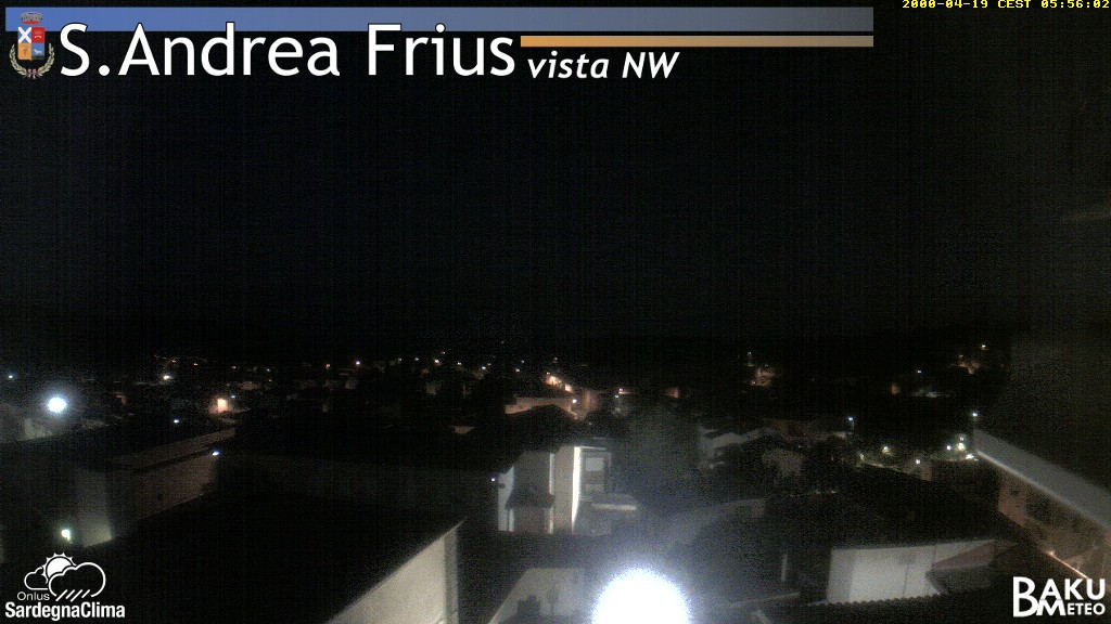 time-lapse frame, Sant'Andrea Frius webcam