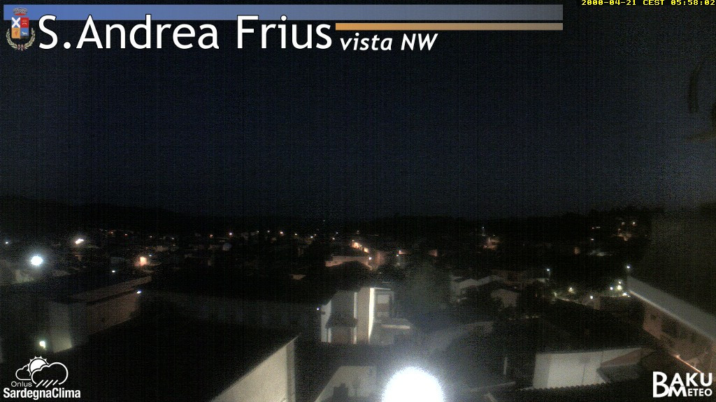 time-lapse frame, Sant'Andrea Frius webcam