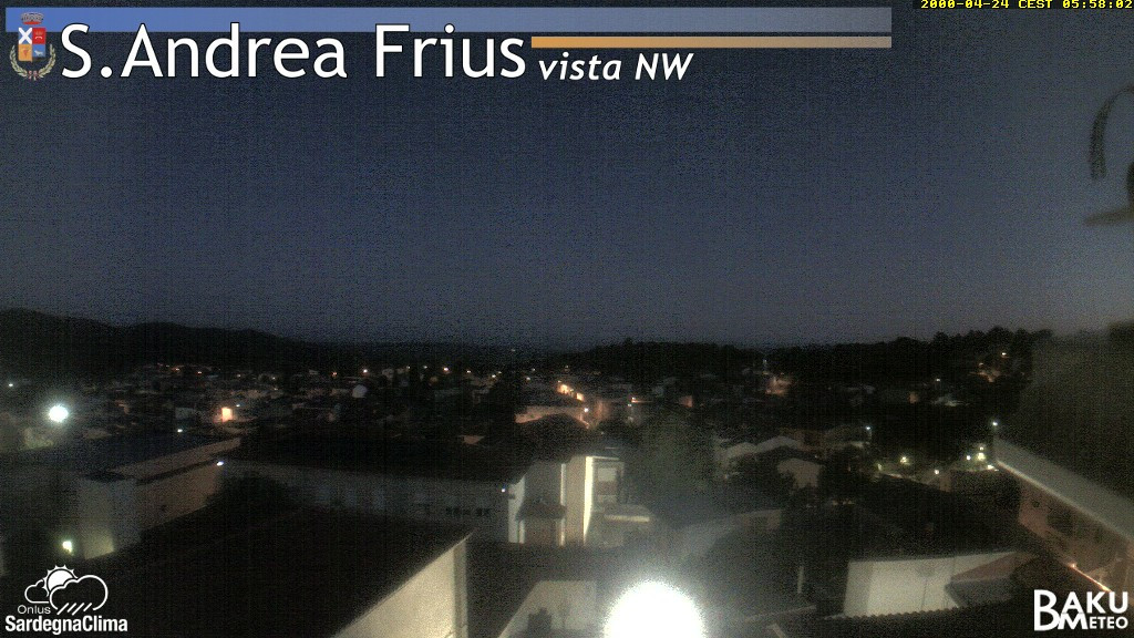 time-lapse frame, Sant'Andrea Frius webcam