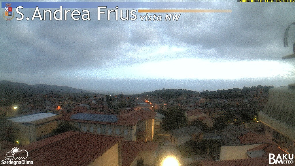 time-lapse frame, Sant'Andrea Frius webcam