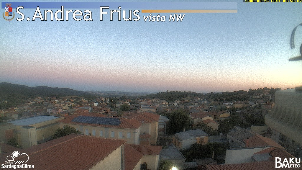 time-lapse frame, Sant'Andrea Frius webcam