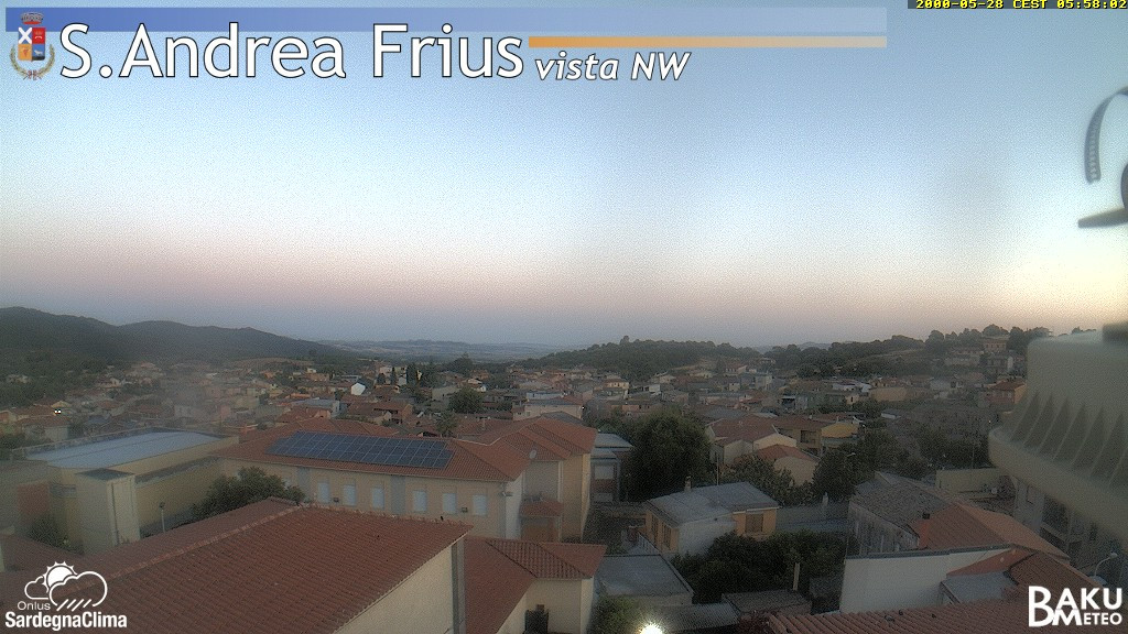 time-lapse frame, Sant'Andrea Frius webcam