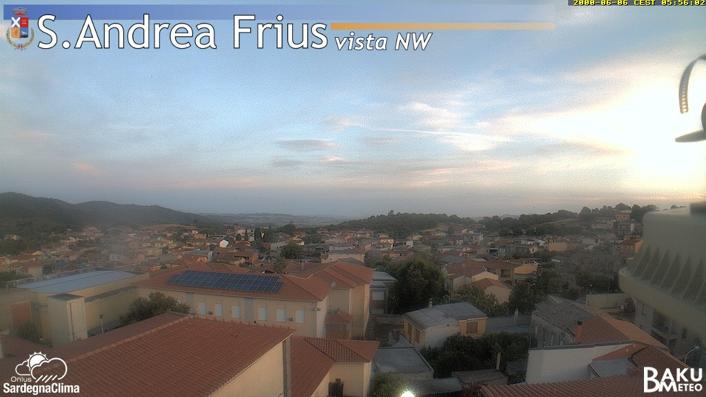 time-lapse frame, Sant'Andrea Frius webcam