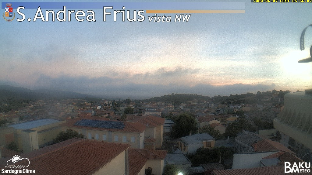 time-lapse frame, Sant'Andrea Frius webcam