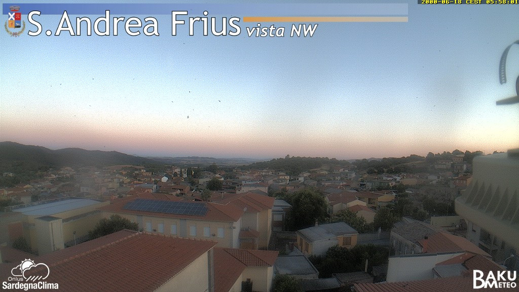 time-lapse frame, Sant'Andrea Frius webcam