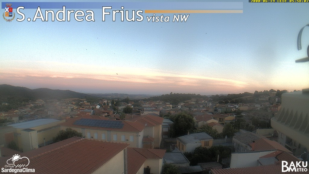 time-lapse frame, Sant'Andrea Frius webcam