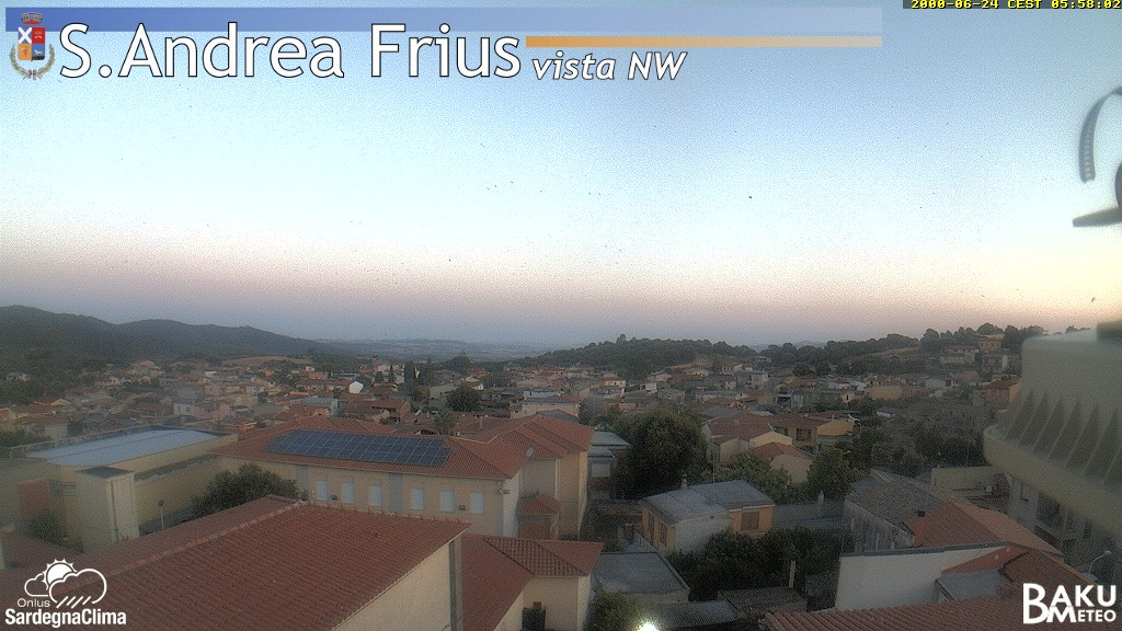 time-lapse frame, Sant'Andrea Frius webcam