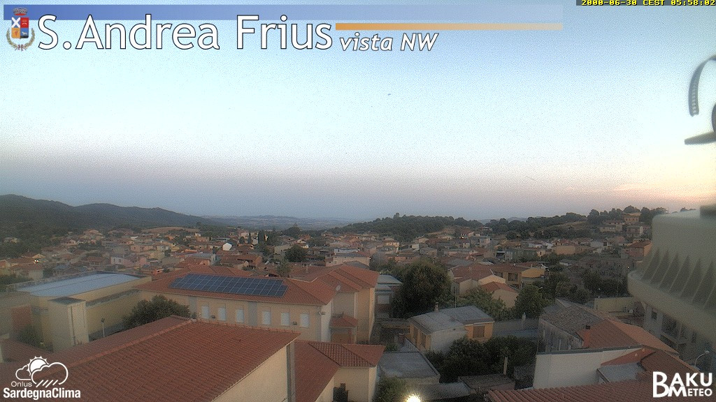 time-lapse frame, Sant'Andrea Frius webcam