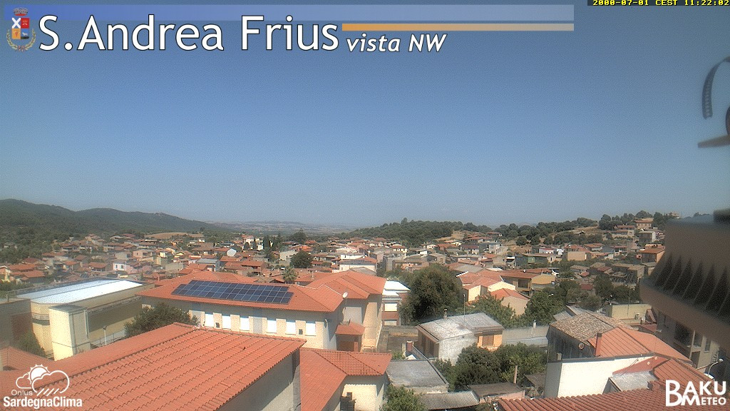 time-lapse frame, Sant'Andrea Frius webcam
