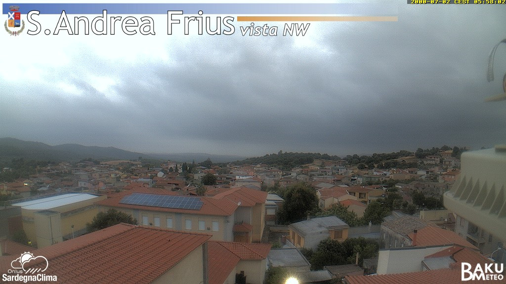 time-lapse frame, Sant'Andrea Frius webcam