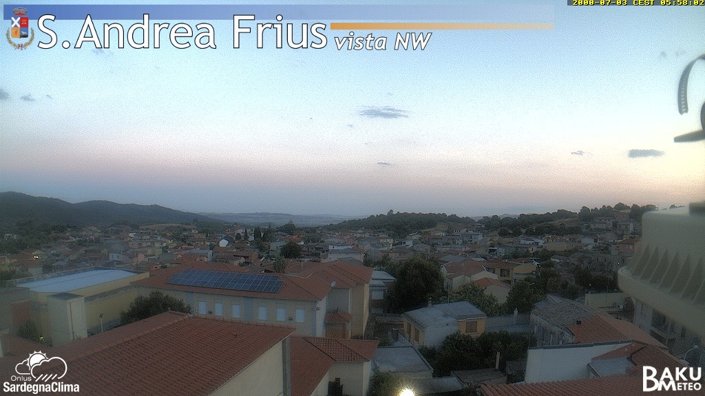 time-lapse frame, Sant'Andrea Frius webcam