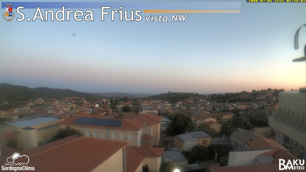 time-lapse frame, Sant'Andrea Frius webcam