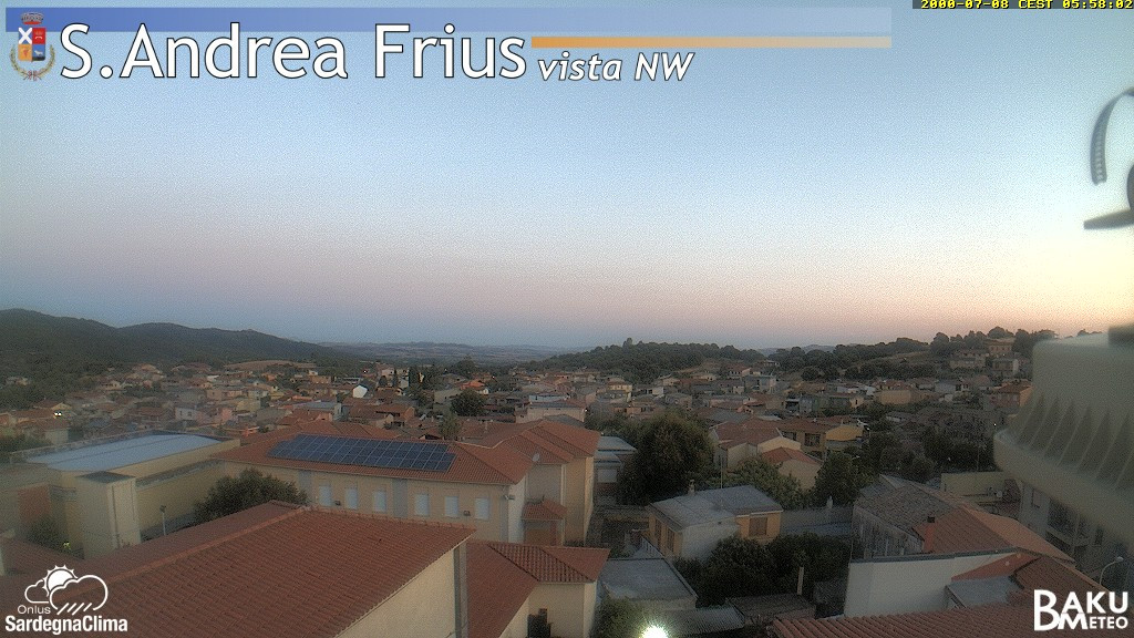 time-lapse frame, Sant'Andrea Frius webcam