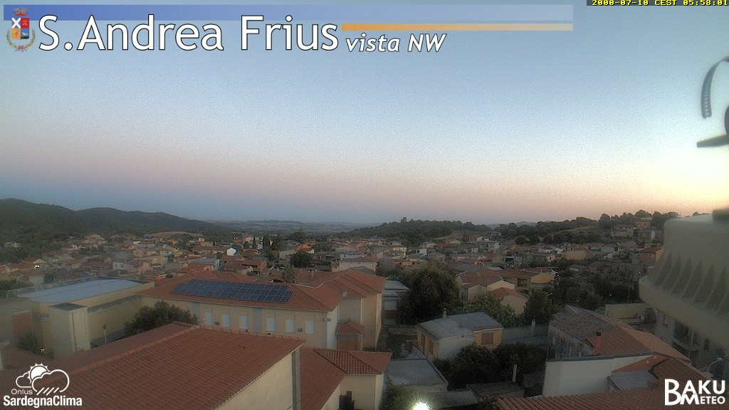time-lapse frame, Sant'Andrea Frius webcam