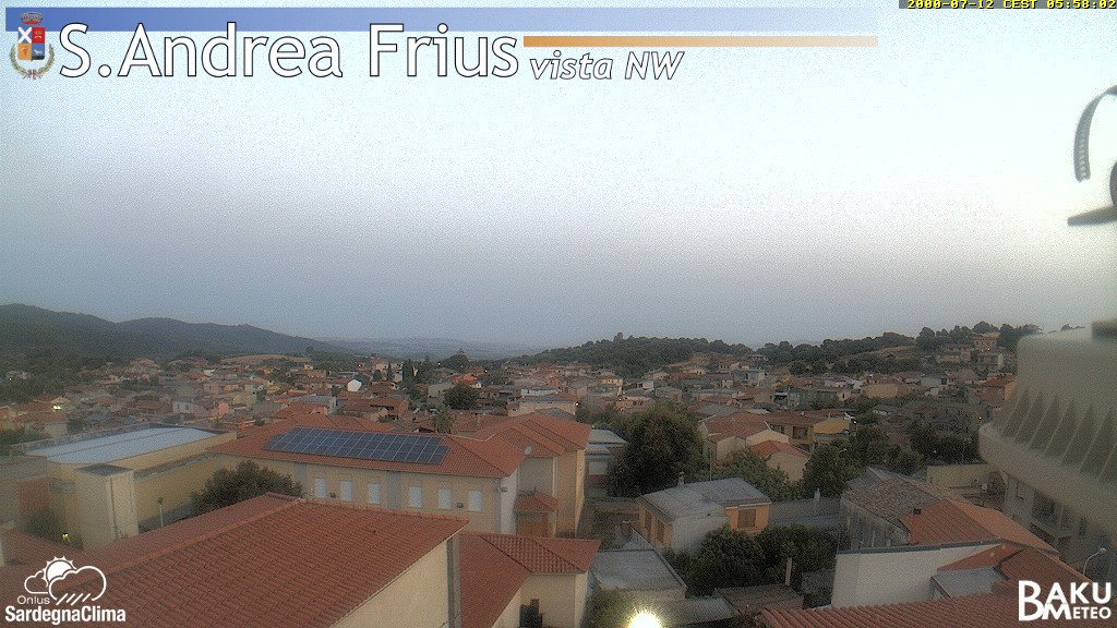 time-lapse frame, Sant'Andrea Frius webcam