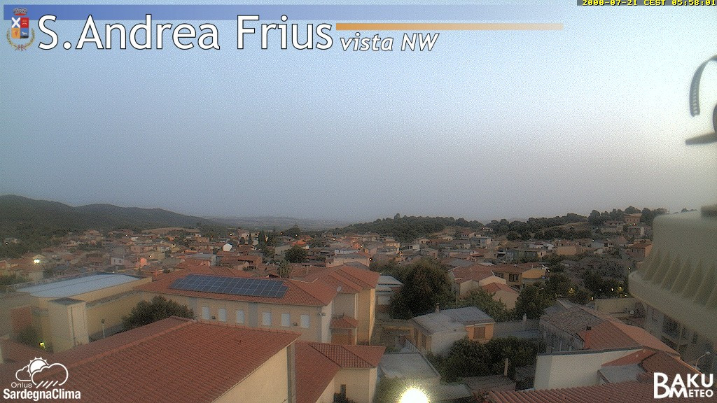 time-lapse frame, Sant'Andrea Frius webcam
