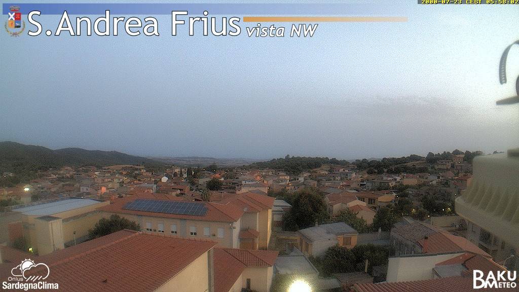 time-lapse frame, Sant'Andrea Frius webcam