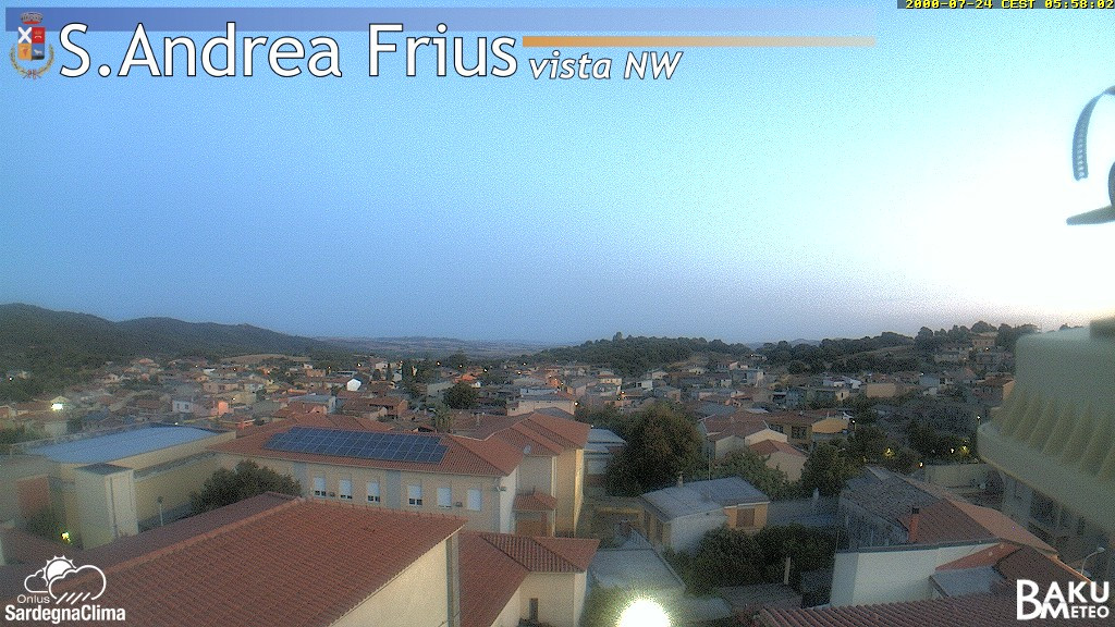 time-lapse frame, Sant'Andrea Frius webcam