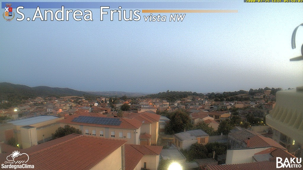 time-lapse frame, Sant'Andrea Frius webcam