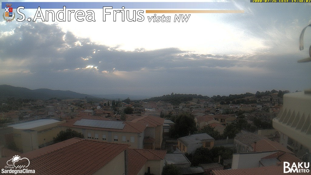 time-lapse frame, Sant'Andrea Frius webcam