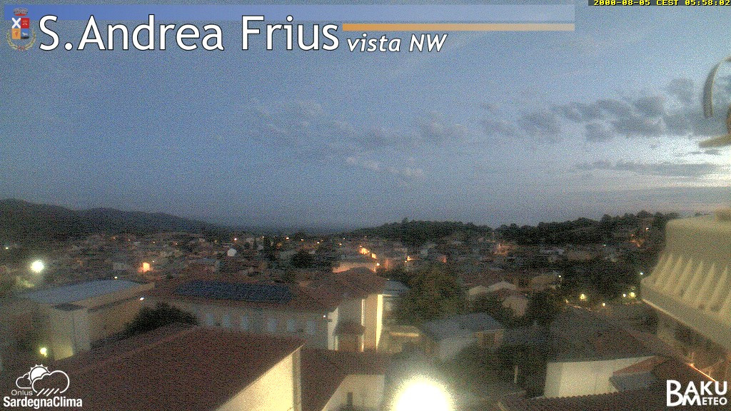 time-lapse frame, Sant'Andrea Frius webcam