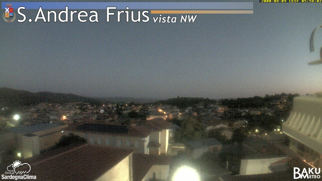 time-lapse frame, Sant'Andrea Frius webcam