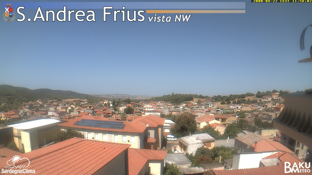 view from Sant'Andrea Frius on 2026-08-22