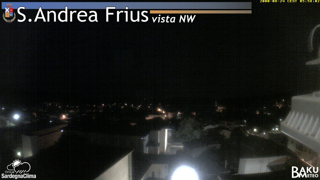 time-lapse frame, Sant'Andrea Frius webcam
