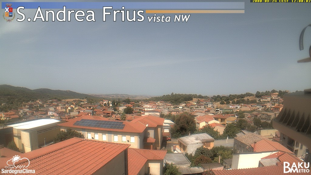 view from Sant'Andrea Frius on 2026-08-24