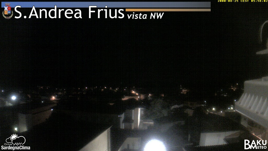 time-lapse frame, Sant'Andrea Frius webcam