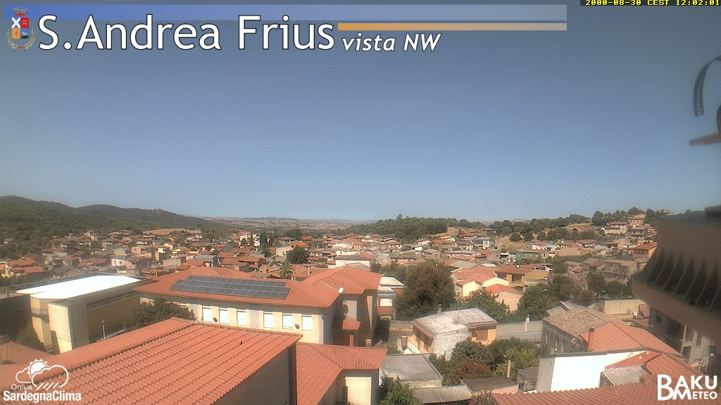 view from Sant'Andrea Frius on 2026-08-30