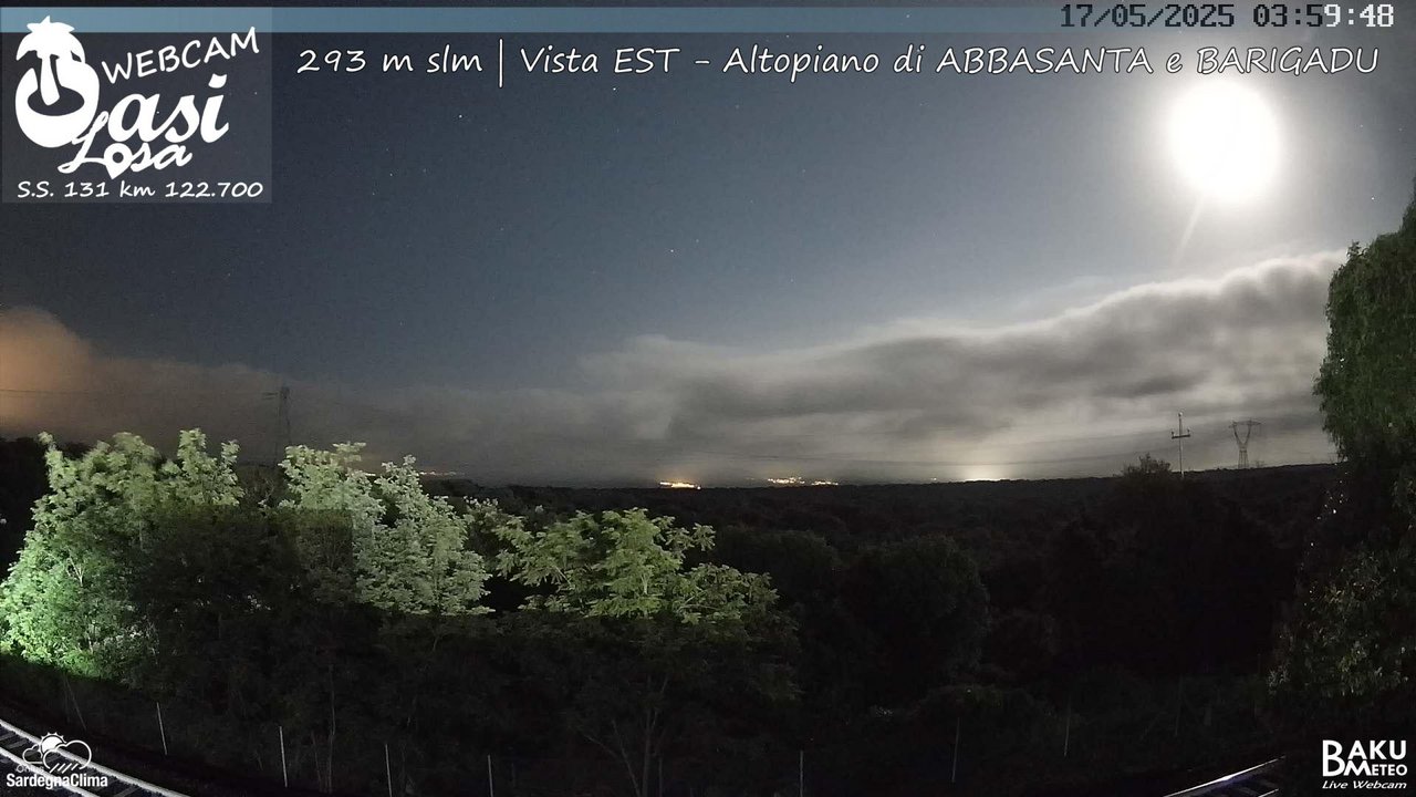 time-lapse frame, Abbasanta webcam
