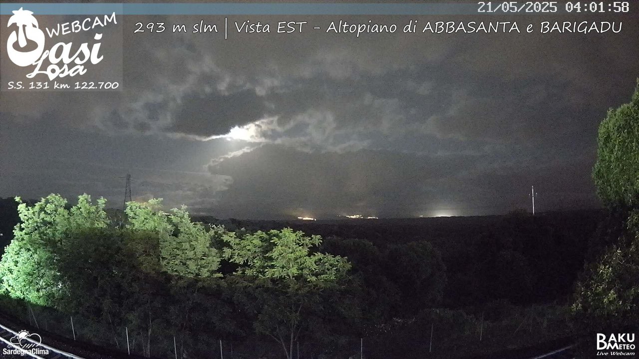 time-lapse frame, Abbasanta webcam