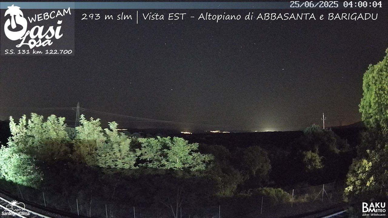 time-lapse frame, Abbasanta webcam