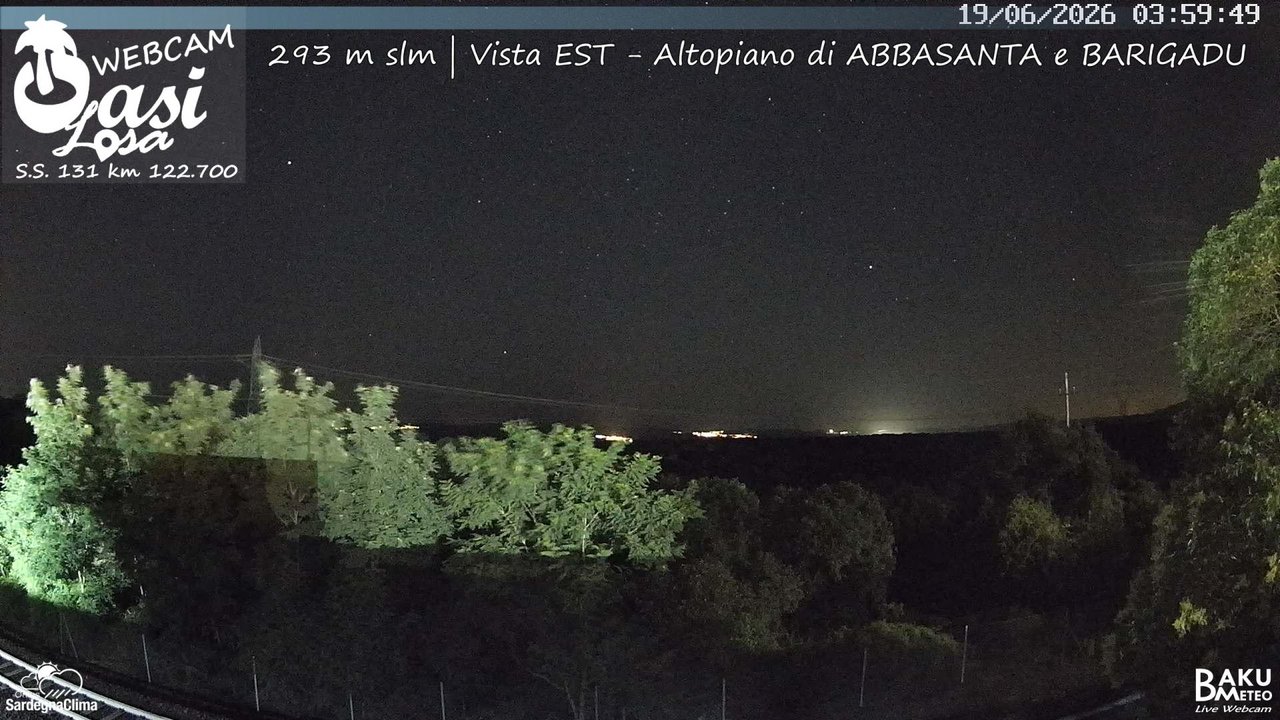 time-lapse frame, Abbasanta webcam