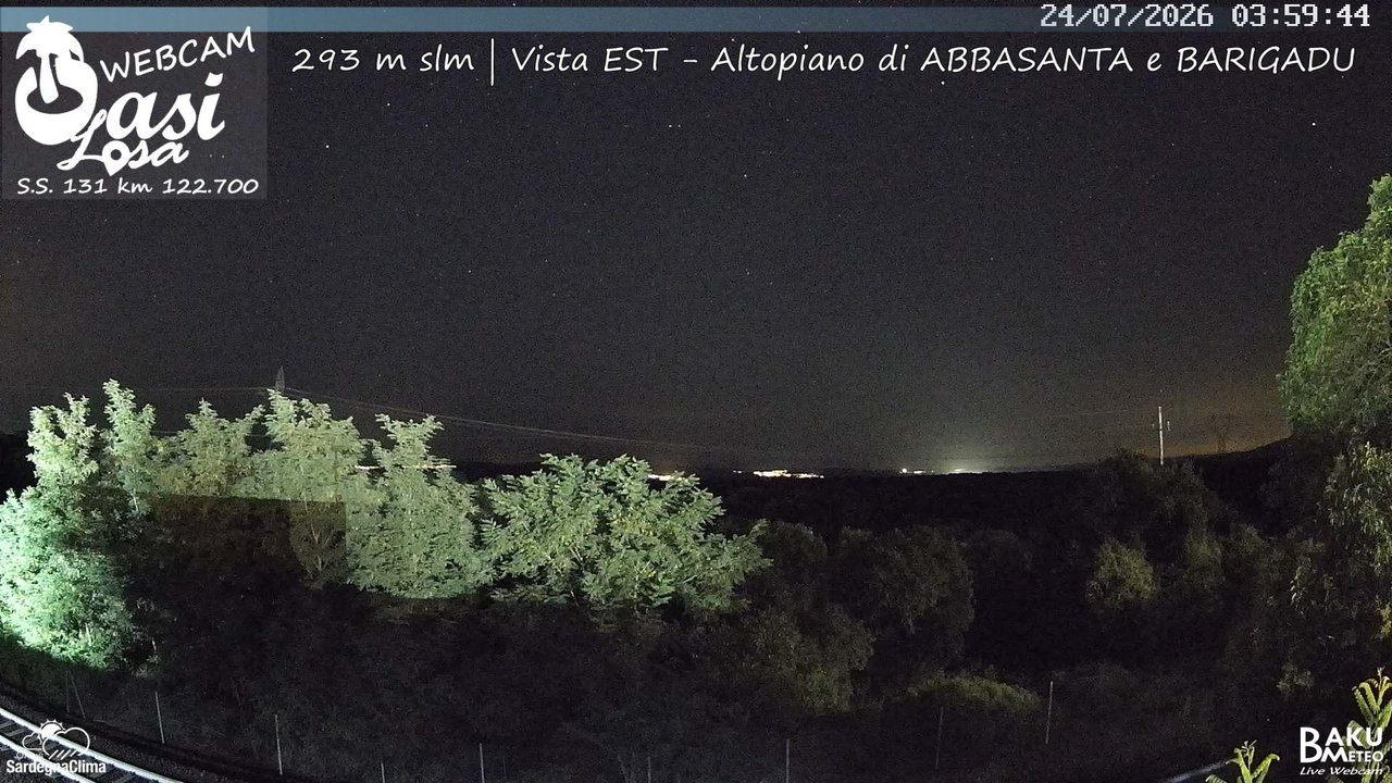 time-lapse frame, Abbasanta webcam