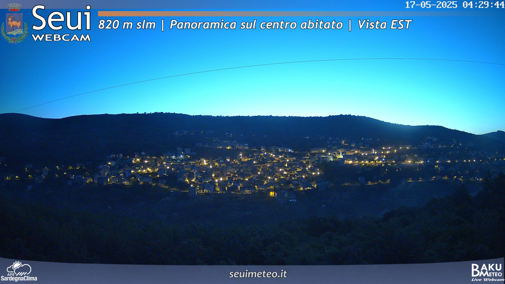 time-lapse frame, Seui Cuccaioni webcam
