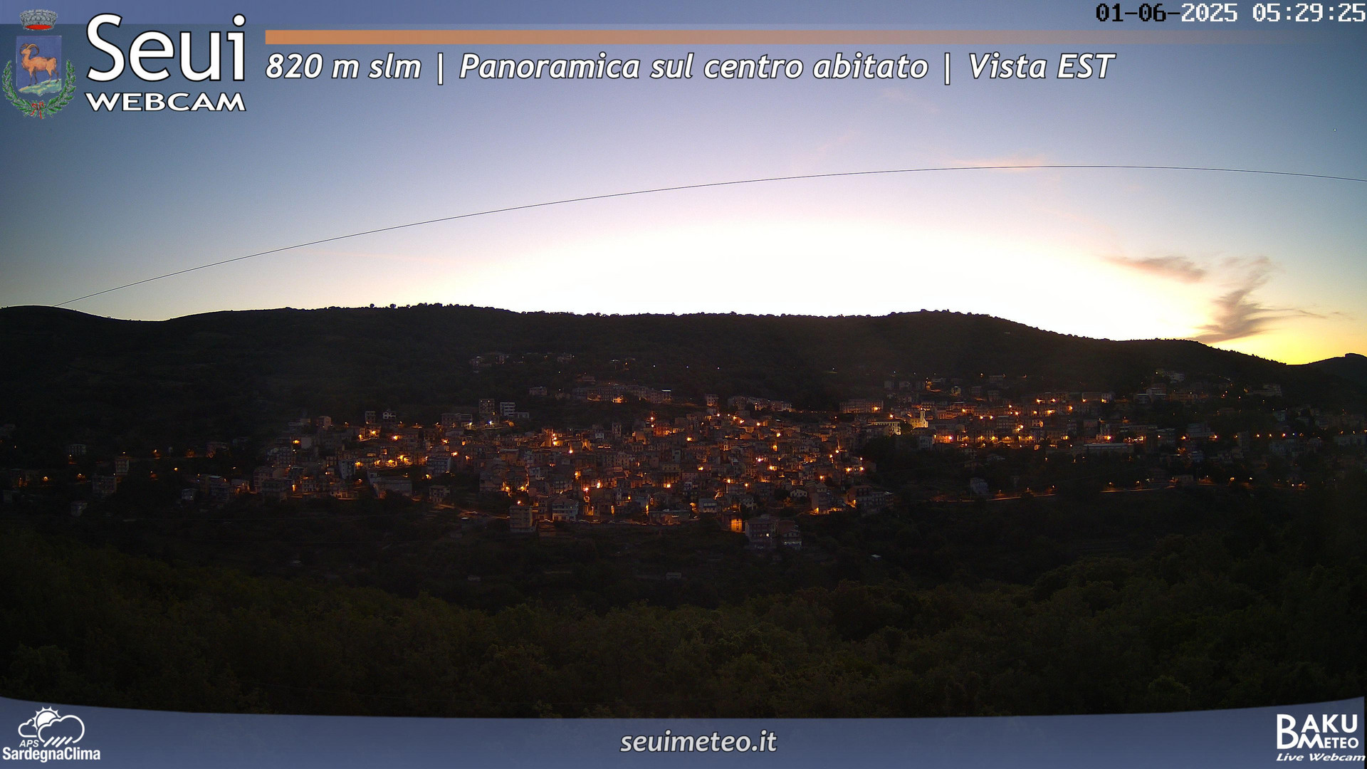 time-lapse frame, Seui Cuccaioni webcam