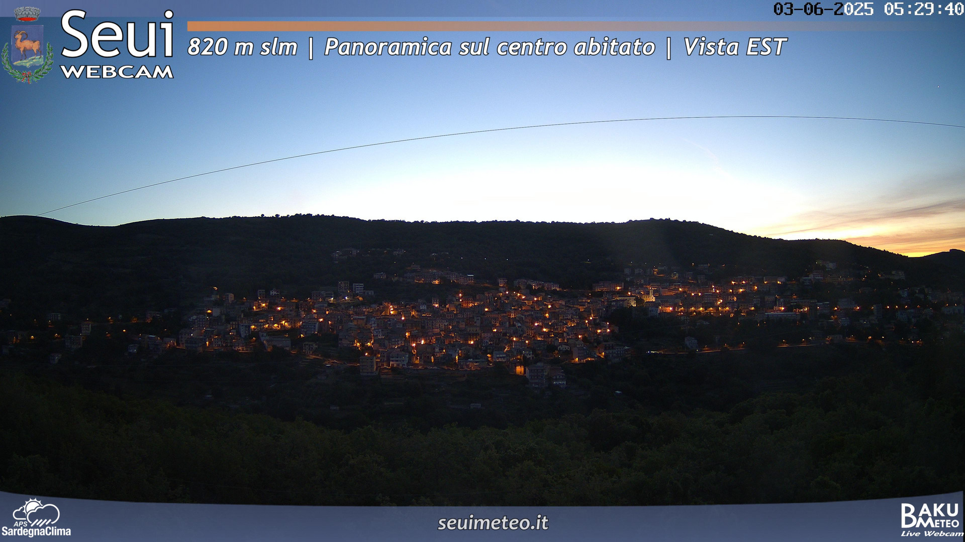 time-lapse frame, Seui Cuccaioni webcam