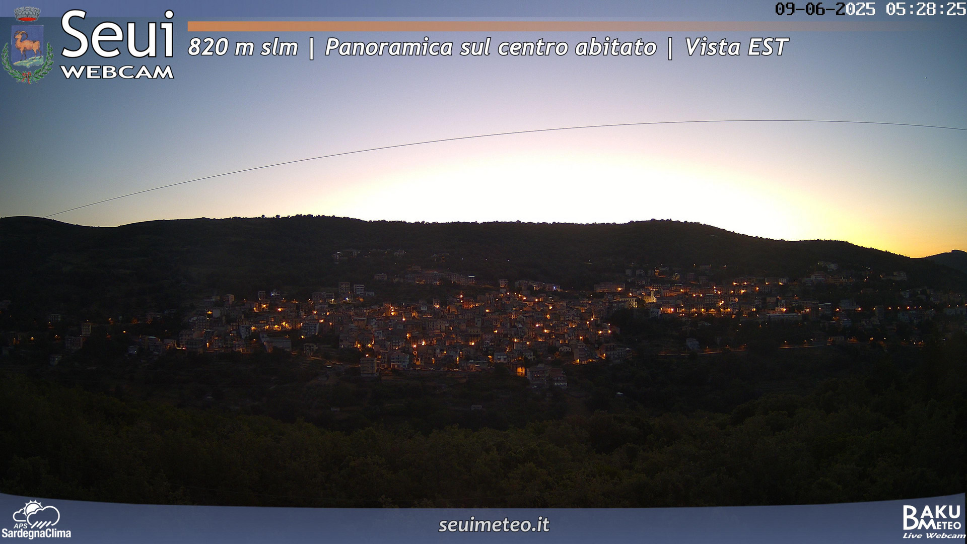 time-lapse frame, Seui Cuccaioni webcam