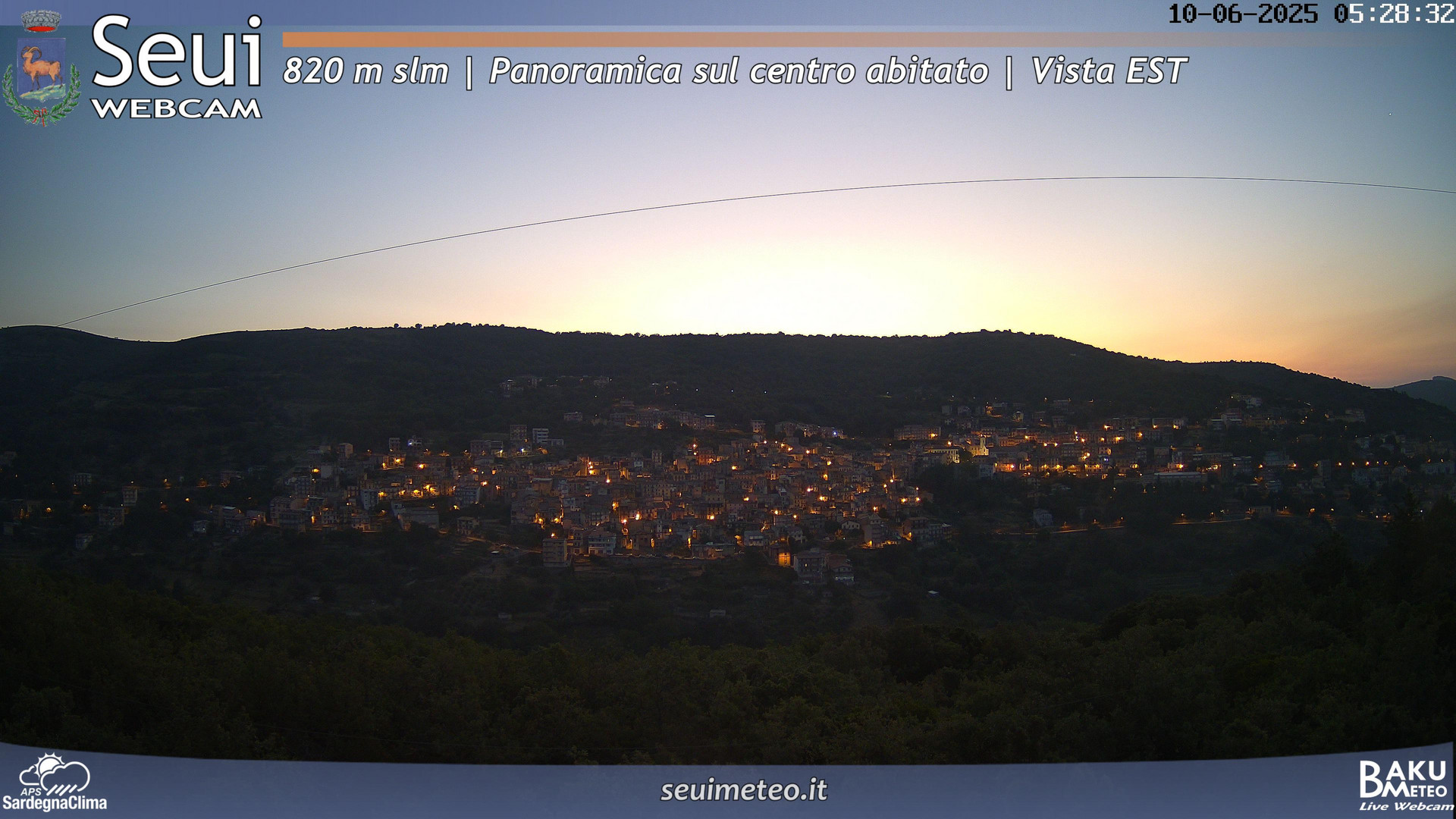 time-lapse frame, Seui Cuccaioni webcam