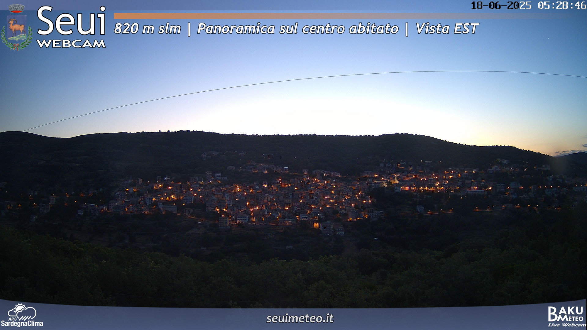 time-lapse frame, Seui Cuccaioni webcam